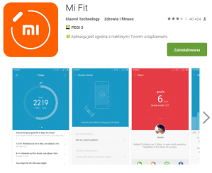 Xiaomi Mi Band Mi Fit instrukcja obsługi