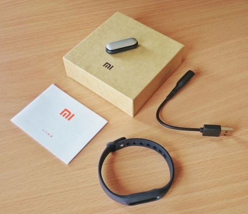 zawartość opakowania Xiaomi Mi Band